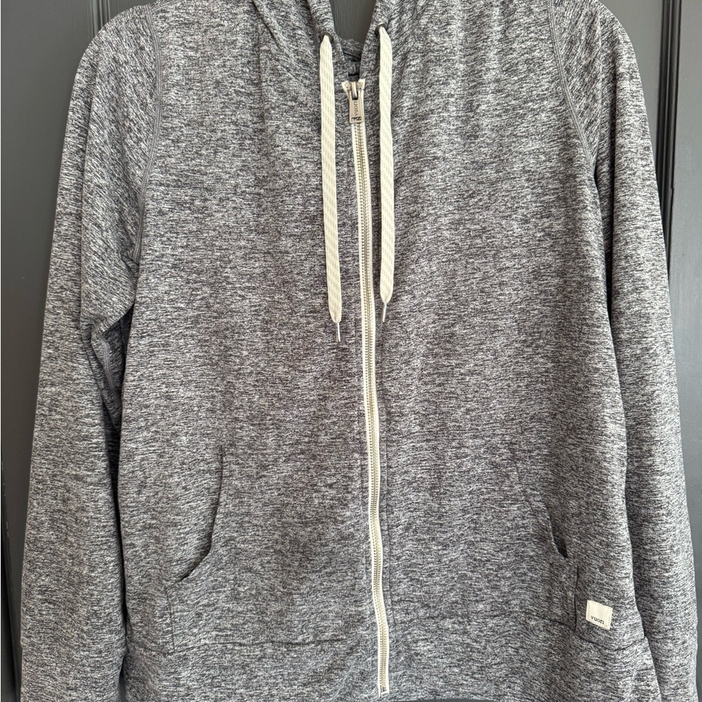 Vuori Halo Performance Hoodie Grey
